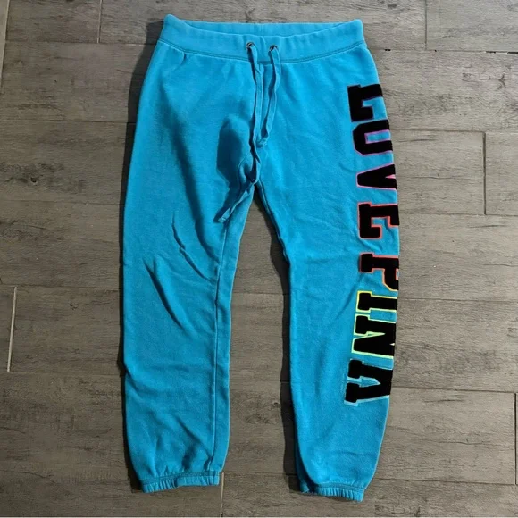PINK Victoria's Secret Blue Sweatpants - Picture 2 of 5
